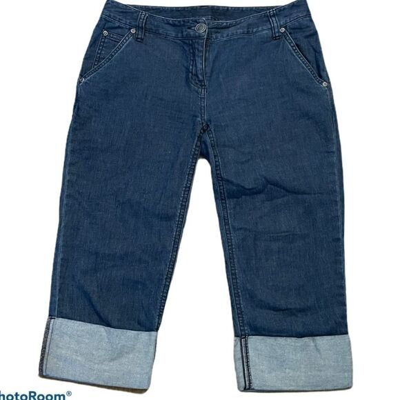 International Concepts Capri Denim Jeans, Size 2 - Picture 1 of 3